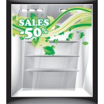 Αυτοκόλλητο βιτρίνας - Άνοιξη - Εκπτώσεις 6