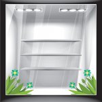 Αυτοκόλλητο βιτρίνας - Ανοιξιάτικο 02