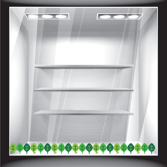 Αυτοκόλλητο βιτρίνας - Ανοιξιάτικο - Μπορντούρα 02 Αυτοκόλλητο βιτρίνας - Ανοιξιάτικο - Μπορντούρα 02