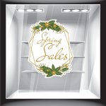 Αυτοκόλλητο βιτρίνας - Ανοιξιάτικο - Sales 07