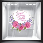 Αυτοκόλλητο βιτρίνας - Ανοιξιάτικο - Sales 11