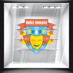 Αποκριάτικο Αυτοκόλλητο - Καλές Αποκριές 16