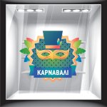 Αποκριάτικο Αυτοκόλλητο - Αποκριάτικο 11