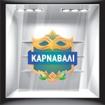 Αποκριάτικο Αυτοκόλλητο - Αποκριάτικο 13