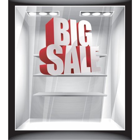 Αυτοκόλλητο εκπτώσεων - Μεγάλες εκπτώσεις