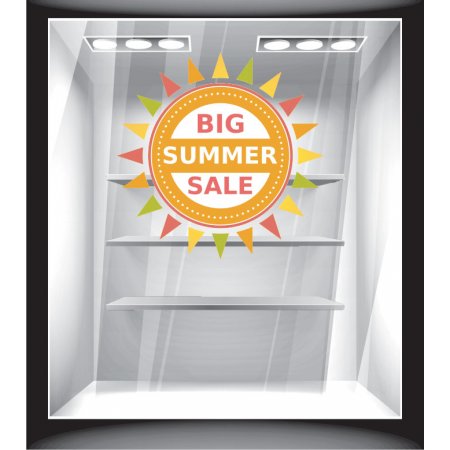Αυτοκόλλητο εκπτώσεων - Big summer sale