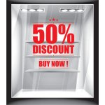 Αυτοκόλλητο εκπτώσεων - 50% Discount