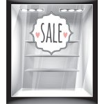 Αυτοκόλλητο Εκπτώσεων - Sale άσπρο