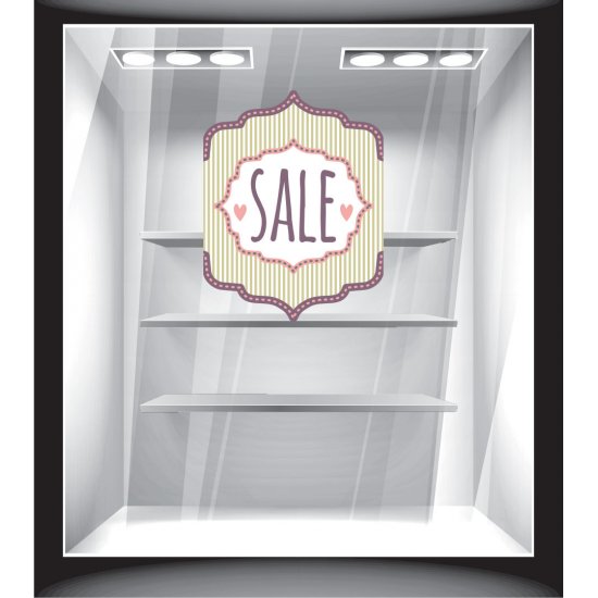 Αυτοκόλλητο Εκπτώσεων - Sale vintage