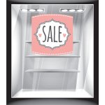 Αυτοκόλλητο Εκπτώσεων - Sale ροζ