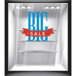 Αυτοκόλλητο Εκπτώσεων - Big sale banner