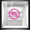 Αυτοκόλλητο εκπτώσεων - Κύκλος ποσοστό