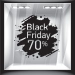 Αυτοκόλλητο Εκπτώσεων - Black Friday
