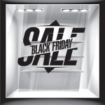 Αυτοκόλλητο Εκπτώσεων - Black Friday Sale