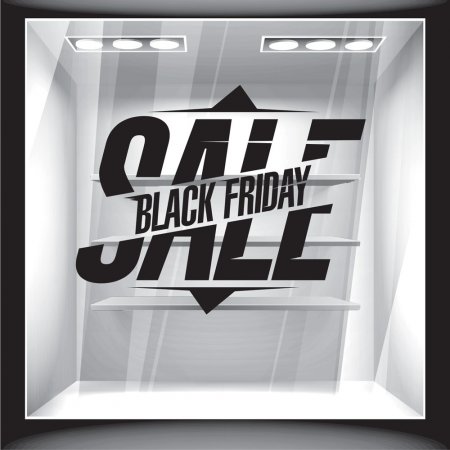 Αυτοκόλλητο Εκπτώσεων - Black Friday Sale