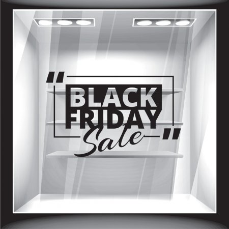 Αυτοκόλλητο Εκπτώσεων - Black Friday Sale 3