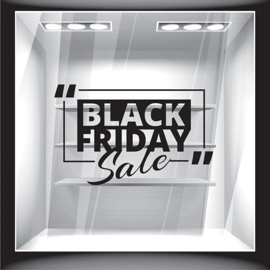 Αυτοκόλλητο Εκπτώσεων - Black Friday Sale 3