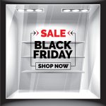 Αυτοκόλλητο Εκπτώσεων - Black Friday Sale 4