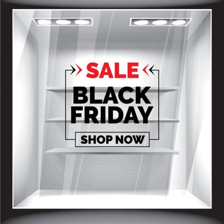 Αυτοκόλλητο Εκπτώσεων - Black Friday Sale 4