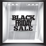 Αυτοκόλλητο Εκπτώσεων - Black Friday Sale 5