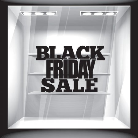 Αυτοκόλλητο Εκπτώσεων - Black Friday Sale 5