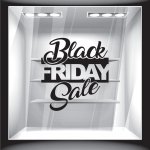 Αυτοκόλλητο Εκπτώσεων - Black Friday Sale 6