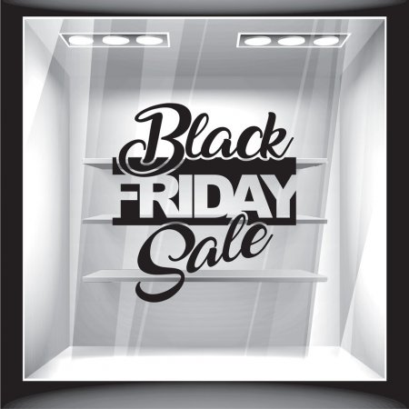 Αυτοκόλλητο Εκπτώσεων - Black Friday Sale 6