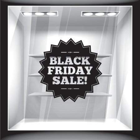 Αυτοκόλλητο Εκπτώσεων - Black Friday Sale 7