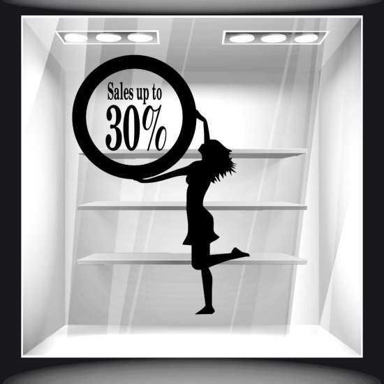 Αυτοκόλλητο Εκπτώσεων - Εκπτωτικό 27