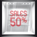 Αυτοκόλλητο Εκπτώσεων - Εκπτωτικό 44