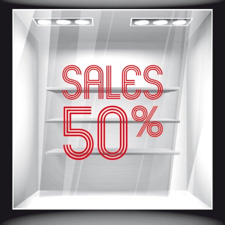 Αυτοκόλλητο Εκπτώσεων - Εκπτωτικό 44