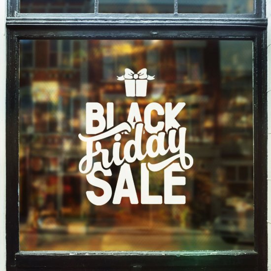 Αυτοκόλλητο Εκπτώσεων - Black Friday 21