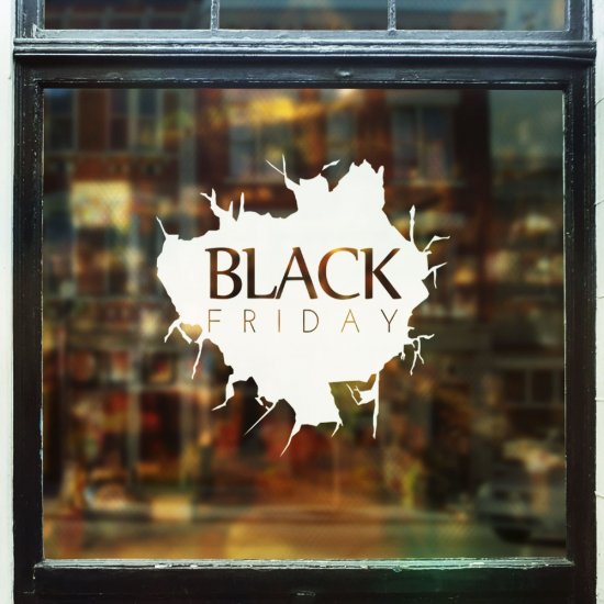 Αυτοκόλλητο Εκπτώσεων - Black Friday 22