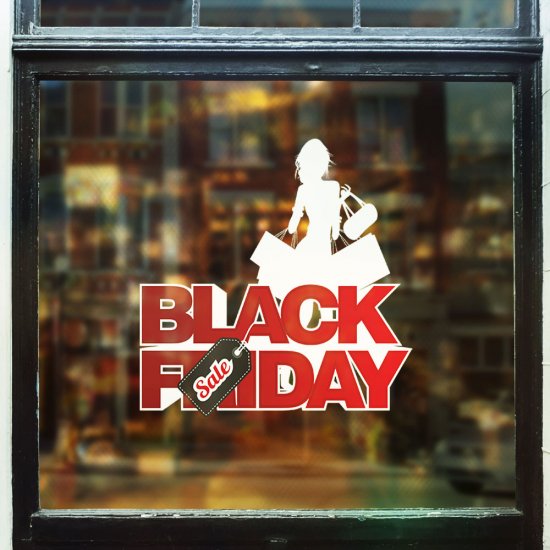 Αυτοκόλλητο Εκπτώσεων - Black Friday 23 Αυτοκόλλητο Εκπτώσεων - Black Friday 23