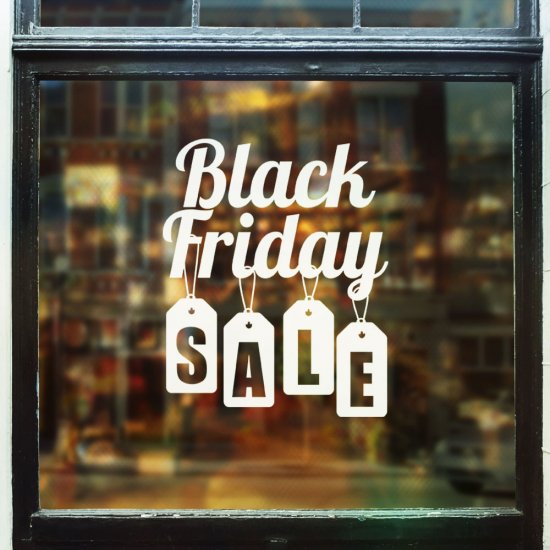 Αυτοκόλλητο Εκπτώσεων - Black Friday 27