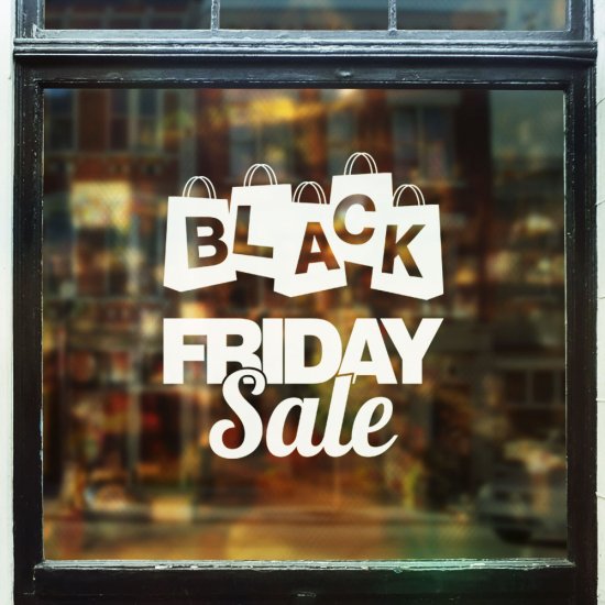 Αυτοκόλλητο Εκπτώσεων - Black Friday 33