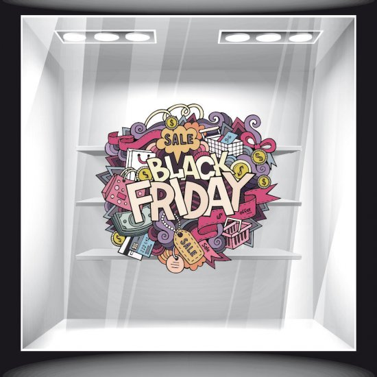 Αυτοκόλλητο Εκπτώσεων - Black Friday 43 Αυτοκόλλητο Εκπτώσεων - Black Friday 43