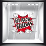 Αυτοκόλλητο Εκπτώσεων - Black Friday 48