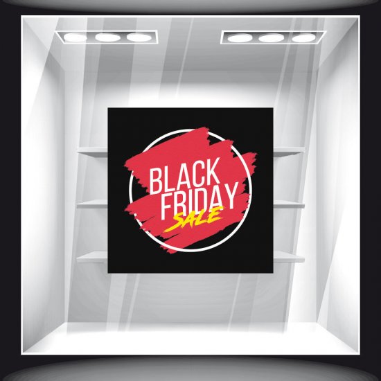Αυτοκόλλητο Εκπτώσεων - Black Friday 58
