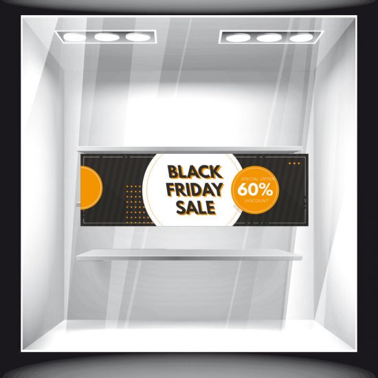 Αυτοκόλλητο Εκπτώσεων - Black Friday 62 Αυτοκόλλητο Εκπτώσεων - Black Friday 62