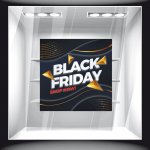 Αυτοκόλλητο Εκπτώσεων - Black Friday 70