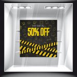 Αυτοκόλλητο Εκπτώσεων - Black Friday 71