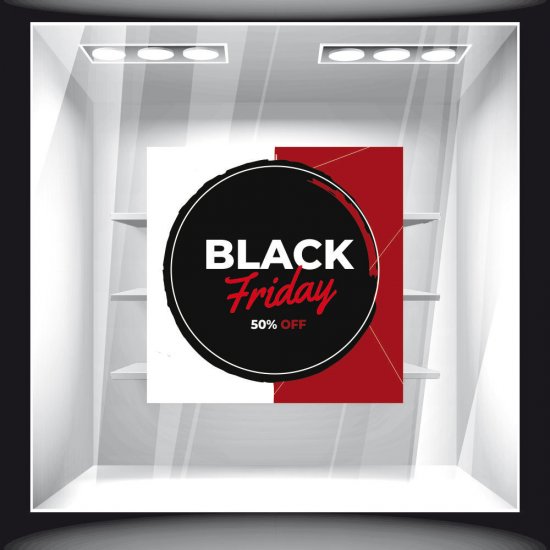 Αυτοκόλλητο Εκπτώσεων - Black Friday 72 Αυτοκόλλητο Εκπτώσεων - Black Friday 72