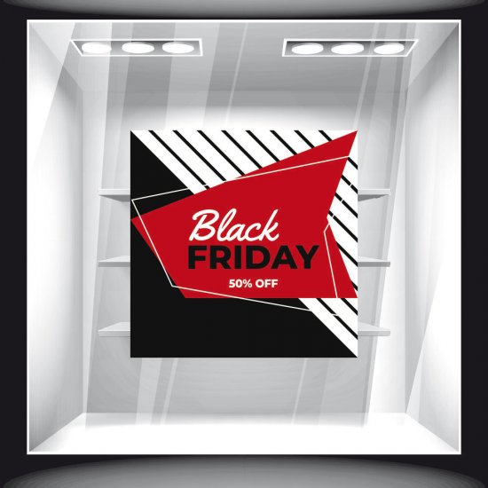 Αυτοκόλλητο Εκπτώσεων - Black Friday 73