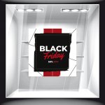 Αυτοκόλλητο Εκπτώσεων - Black Friday 74