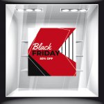 Αυτοκόλλητο Εκπτώσεων - Black Friday 75