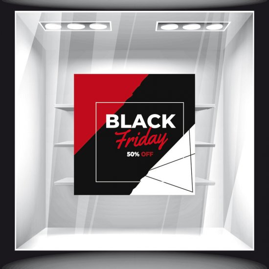 Αυτοκόλλητο Εκπτώσεων - Black Friday 76 Αυτοκόλλητο Εκπτώσεων - Black Friday 76