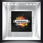 Αυτοκόλλητο Εκπτώσεων - Black Friday 83