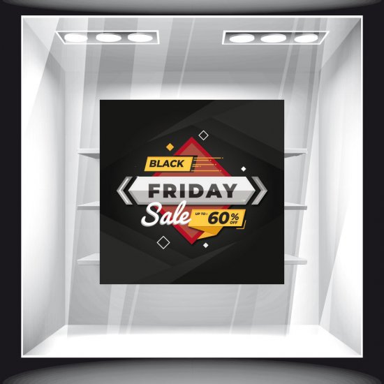 Αυτοκόλλητο Εκπτώσεων - Black Friday 83 Αυτοκόλλητο Εκπτώσεων - Black Friday 83