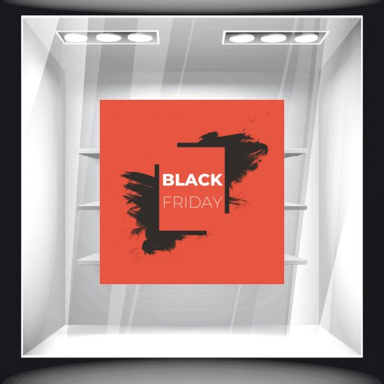 Αυτοκόλλητο Εκπτώσεων - Black Friday 84